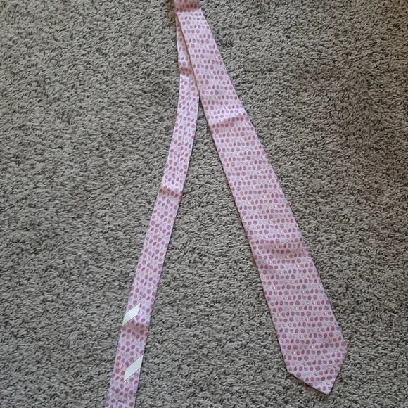 Salvatore Ferragamo Silk Tie - Pink Seashells - Made in Italy